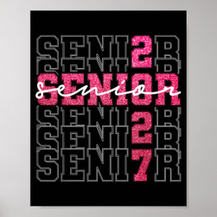 Affiche Terminé 2027 Promotion 2027 Diplômés Senior 27