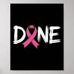 Affiche Terminé Fin Du Chemo Dernier Jour Radiation Surviv