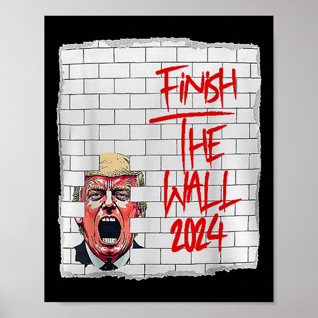 Affiche Terminer le mur 2024 (Devant)