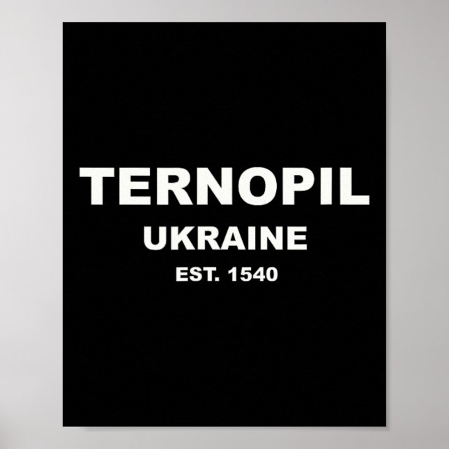 Affiche Ternopil Ukraine  (Devant)