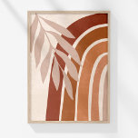 Affiche Terracotta Burnt Orange Abstrait Rainbow Wall Art<br><div class="desc">Transformez votre espace avec les teintes chaleureuses et accueillantes de "Terracotta Burnt Orange Abstrait Rainbow Wall Art." Cette oeuvre d'art saisissante présente une représentation abstraite d'un arc-en-ciel aux riches teintes d'orange brûlé, passant par des tons plus profonds et plus clairs, et se mélangeant en terre cuite et en beige de...</div>