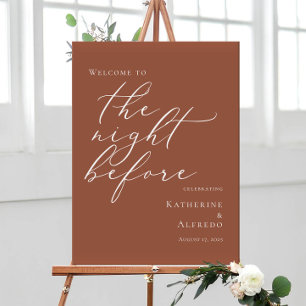 Affiche Terracotta La nuit avant la répétition bienvenue