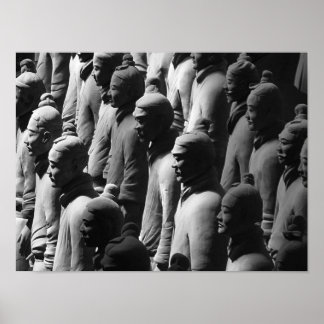 Affiche Terracotta Warriors Xian Chine Photo