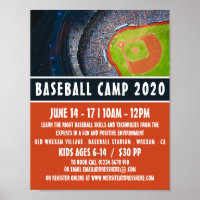 Terrain De Baseball, Camp De Baseball Publicité