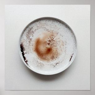 Affiche Terrain de café coloré texture art abstrait 19