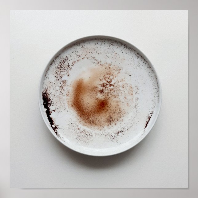 Affiche Terrain de café coloré texture art abstrait 19 (Devant)