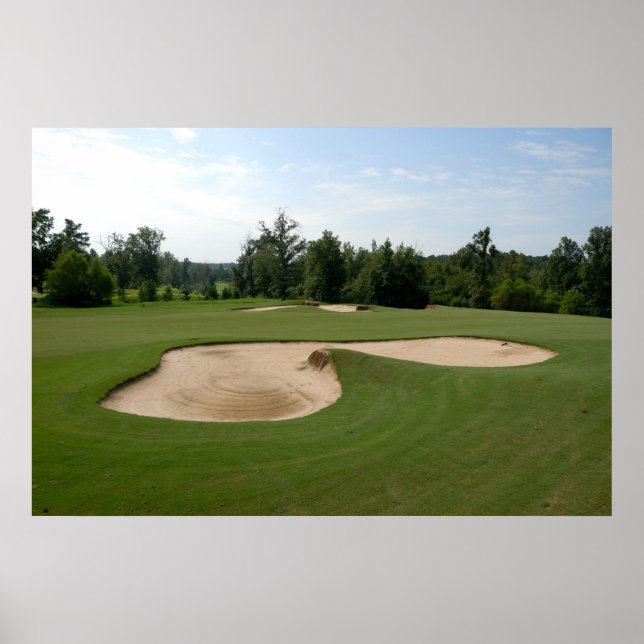 Affiche terrain de golf (Devant)