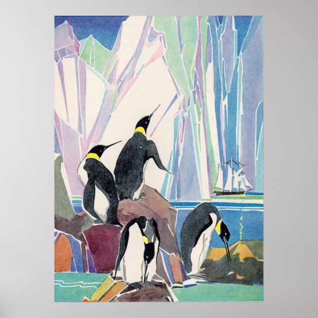 Affiche terrain de pingouin (Devant)