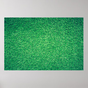 Affiche Terrain gazon vert texture