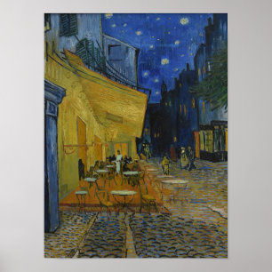 Affiche Terrasse du café la nuit de Vincent van Gogh
