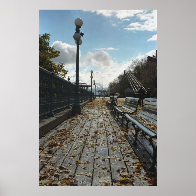 Affiche Terrasse Dufferin, Québec, Canada (Devant)