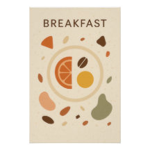 Affiche Terrazzo Chic : BREAKFAST