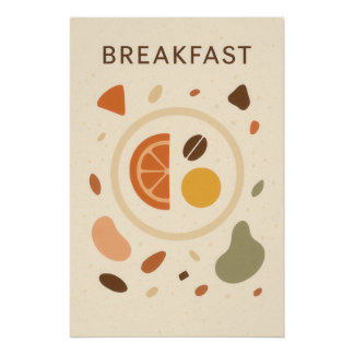 Affiche Terrazzo Chic : BREAKFAST