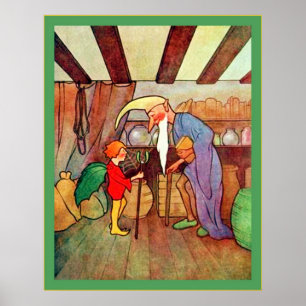 Affiche Terre de Noël ~ Vintage Noël