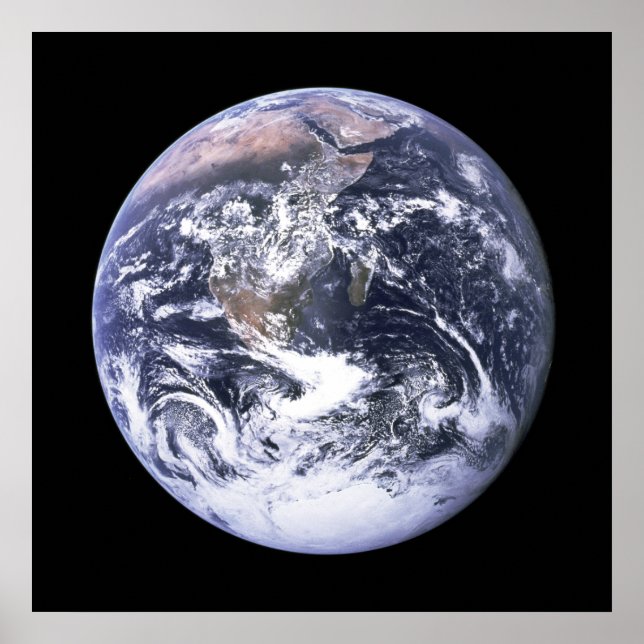 Affiche Terre depuis Apollo 17 (Devant)
