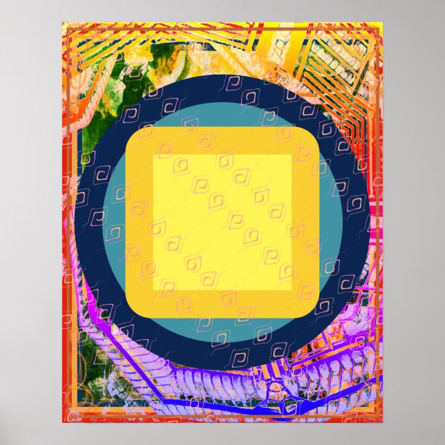 Affiche Terre élémentaire dans l'aide à la méditation de l (Devant)