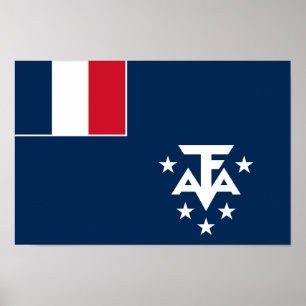 Affiche Terres australes et antarctiques françaises