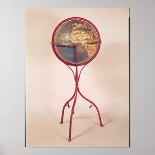 Affiche Terrestrial Globe, showing the Indian Ocean