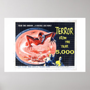 Affiche Terreur de l'année 5000 (xl)