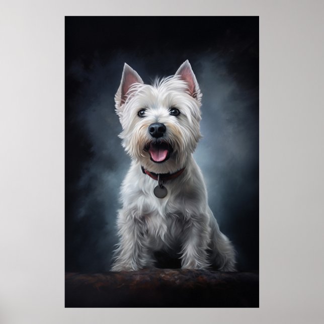 Affiche Terrier blanc de West Highland (Devant)