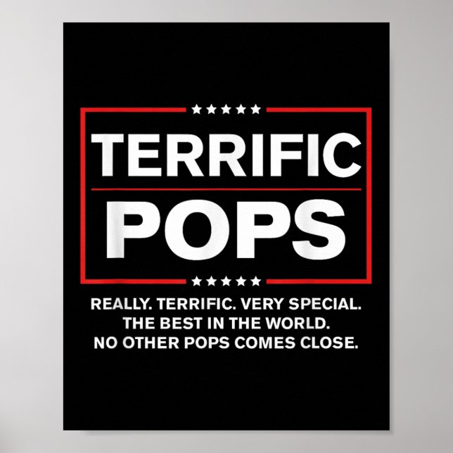 Affiche Terrific Pops - Drôle Donald Trump 2020 Supporter (Devant)