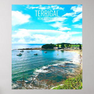 Affiche Terrigal Central Coast NSW Australie