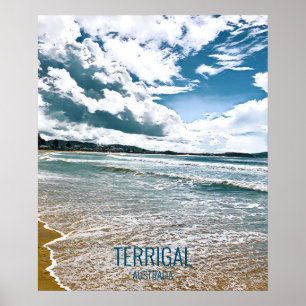 Affiche Terrigal Central Coast NSW Australie