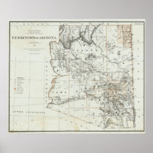 Affiche Territoire de l'Arizona