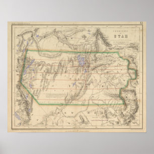 Affiche Territoire de l'Utah