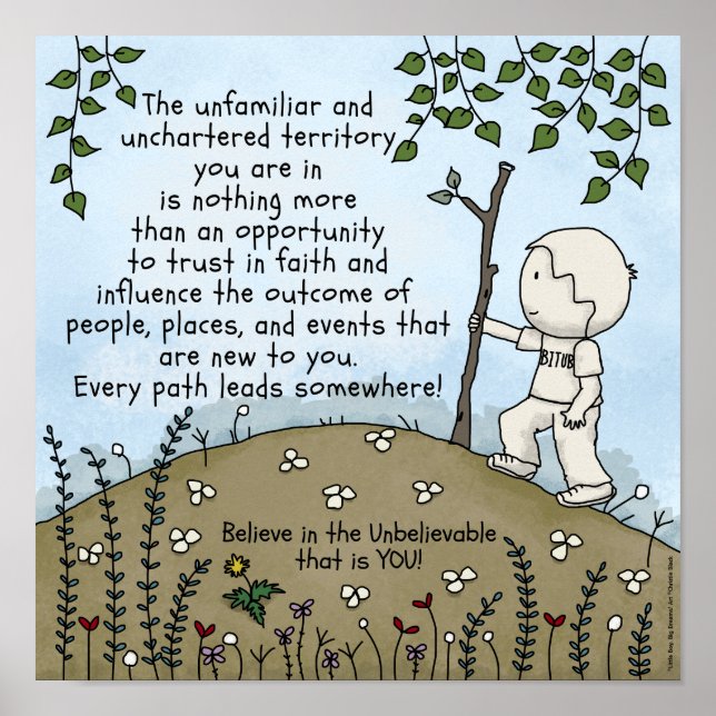 Affiche Territoire inconnu (Devant)