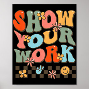 Affiche Tes professeurs de travail Femmes Maths Musique Hi