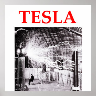 Affiche tesla