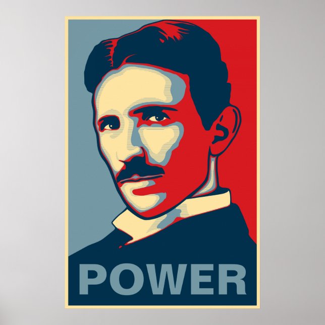 Affiche Tesla Power (Devant)