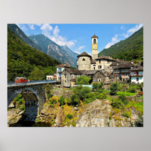 Affiche Tessin, Suisse photographie paysage