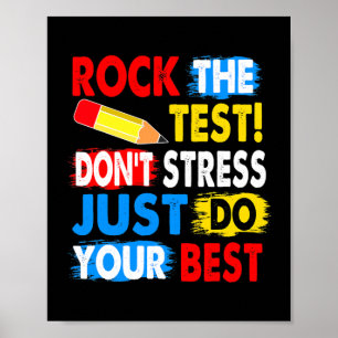 Affiche Test Day Rock Le Test Ne Stress Pas Enseignant