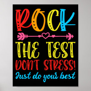 Affiche Test Day Rock Le test ne stresse pas le témoignage