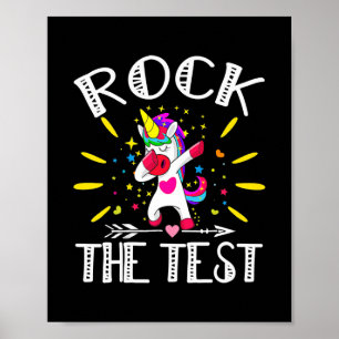 Affiche Test Day Rock The Test Teacher Test Day