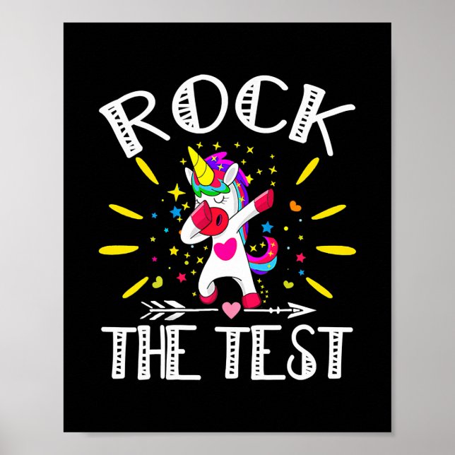 Affiche Test Day Rock The Test Teacher Test Day (Devant)