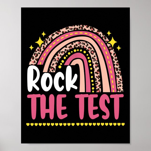 Affiche Test Day Rock The Test Teacher Test Day (Devant)