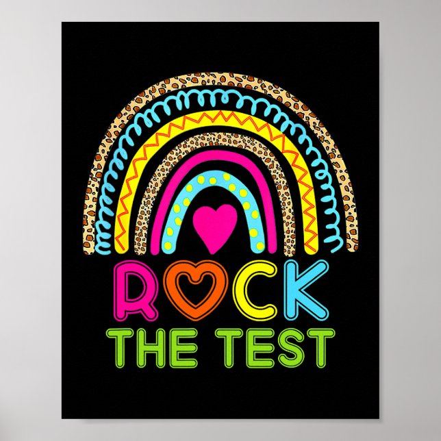 Affiche Test Day Rock The Test Teacher Test Day (Devant)