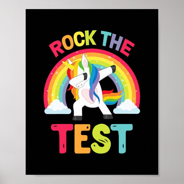 Affiche Test Day Rock The Test Teacher Test Day (Devant)