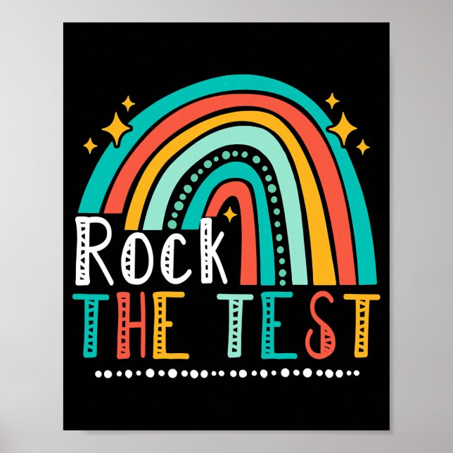 Affiche Test Day Rock The Test Teacher Test Day (Devant)