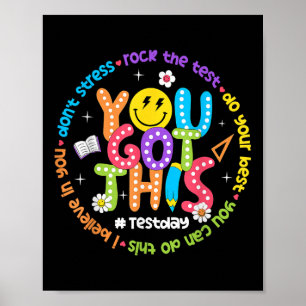 Affiche Test Day Rock The Test Teacher Test Day You got