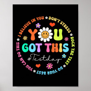 Affiche Test Day Rock The Test Teacher Test Day You got