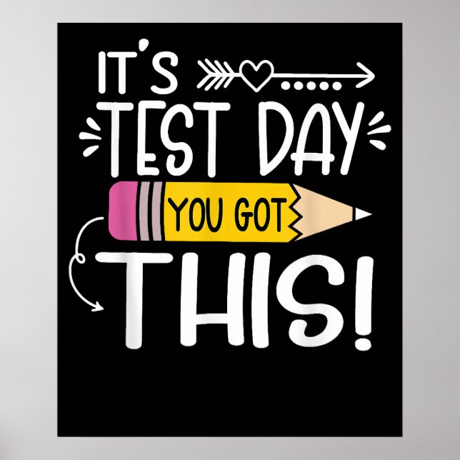 Affiche Test Day Son Test Day Vous Avez Ce Professeur (Devant)