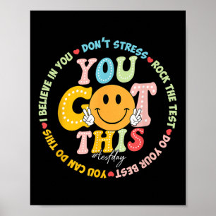Affiche Test Day Vous Avez Ce Rock The Test Teacher Testin
