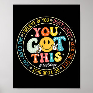 Affiche Test Day Vous Avez Ce Rock The Test Teacher Testin