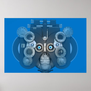 Affiche Test de l'oeil