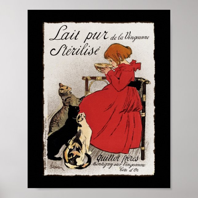 Affiche Test du lait pour les Kitties (Devant)