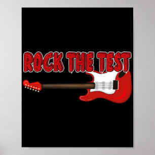 Affiche Test Guitare Enseignant Jour Test Jour Enseignemen